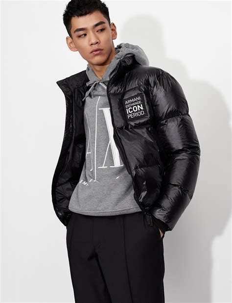 armani exchange puffer.